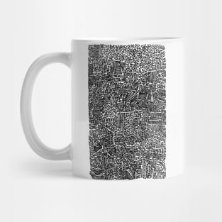 Maze Walls Pattern Mug